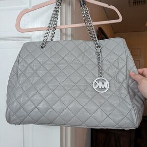 Michael Kors Gray Quilted Women's Bag